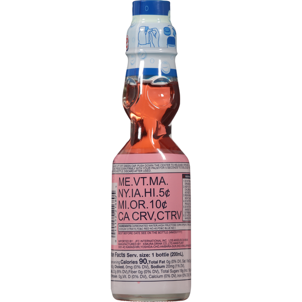 Kimura Strawberry Flavor Ramune