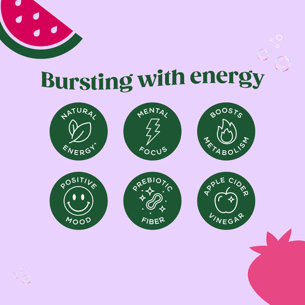 Bloom Sparkling Energy Strawberry Watermelon Sparkling Energy Drink