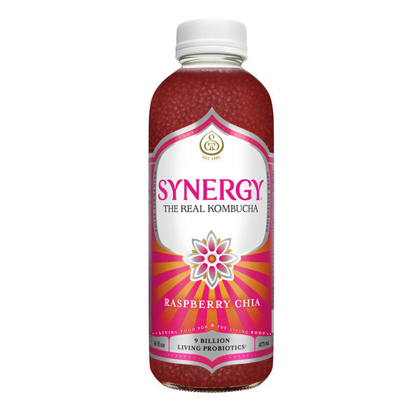 Synergy The Real Kombucha, Raspberry Chia