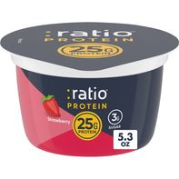 Ratio Protein Strawberry Yogurt Cultured Dairy Sna...
️