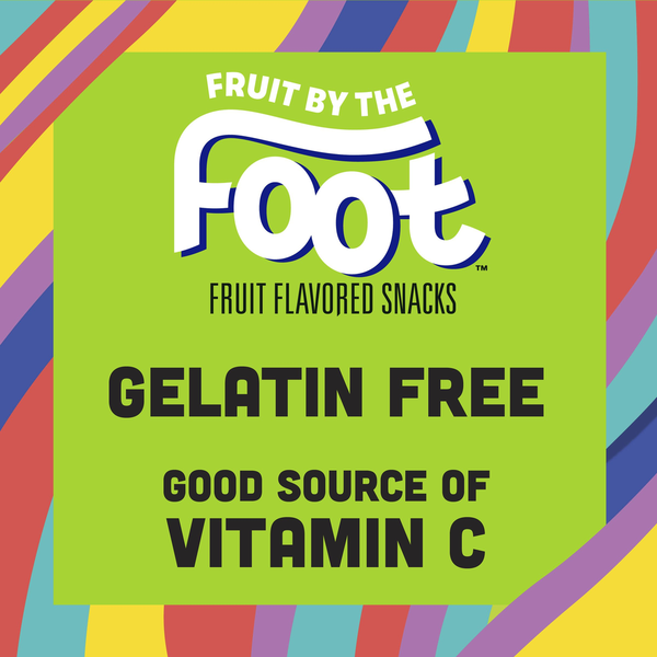 Fruit by the Foot Splitz Fruit Flavored Snacks Watermelon and Lemonade