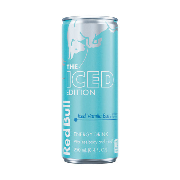 Red Bull Iced Edition Energy Drink Iced Vanilla Berry Can