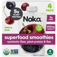 NOKA Organic Superfood Smoothies, Cherry Acai️