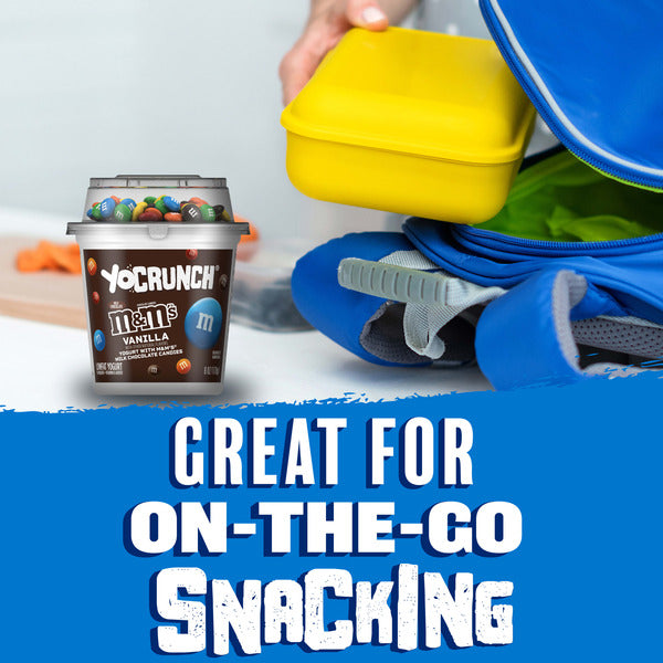 YoCrunch Vanilla Lowfat Yogurt with M&M's