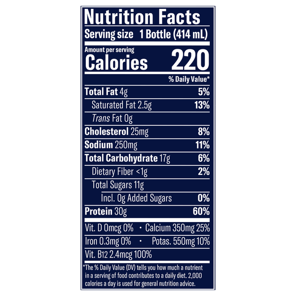 Chobani Zero Added Sugar Greek Yogurt Vanilla Ice Cream Protein Drink