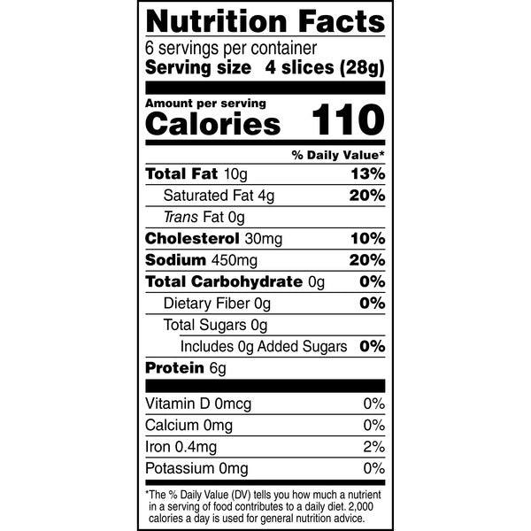 NATURAL CHOICE Natural Choice Uncured Hard Salami