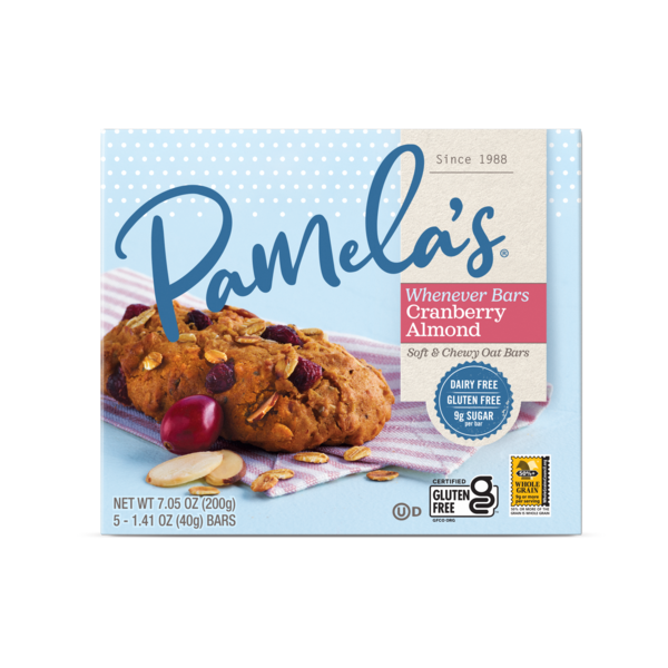 Pamela's Whenever Bars Oat Cranberry Almond