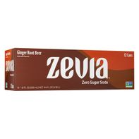 Zevia Zero Sugar Ginger Root Beer Soda️