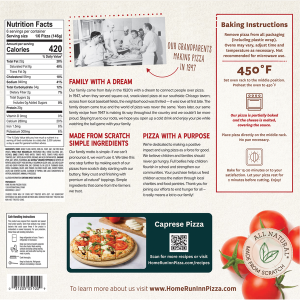 Home Run Inn Classic Sausage & Uncured Pepperoni Pizza