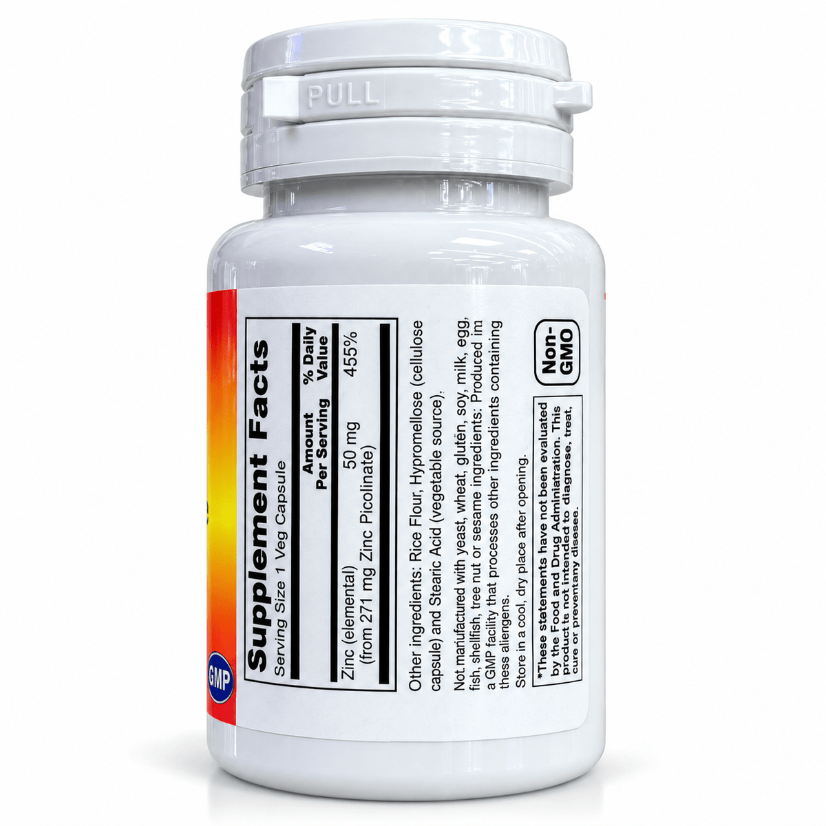 Penta Vitals Zinc Picolinate 50mg – Immune Support | 60 Veg Capsules