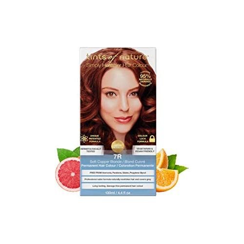Tints Of Nature - Conditioning Permanent Hair Color 7R Soft Copper Blonde - 4.4 fl. oz.