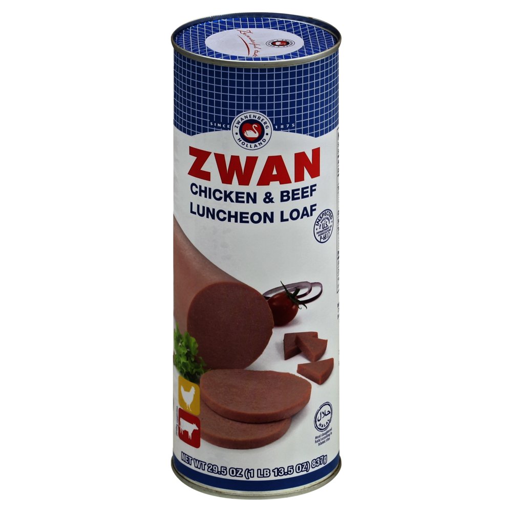 Zwan Chicken & Beef Luncheon Loaf — Halal Ready-to-Eat