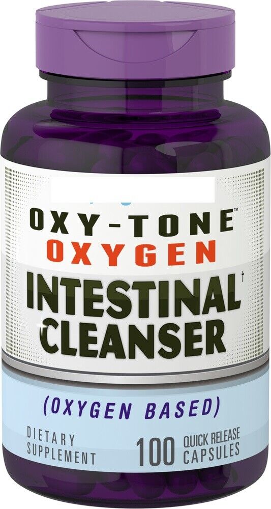 Oxy-Tone Intestinal Cleanser Natural Laxative Constipation Rel Magnesium 100Caps