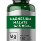 Magnesium Malate 1400mg 1415mg per serving 180 Caplets