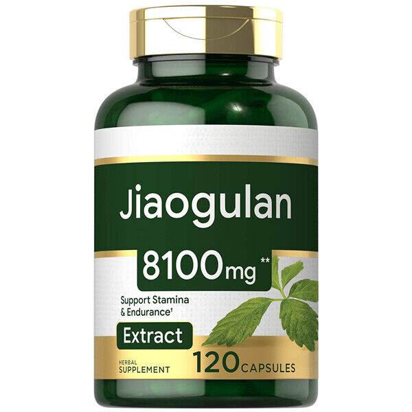 Jiaogulan 8100mg/8.1 grams 120Caps Gynostemma Pentaphyllum/AMPK Activator