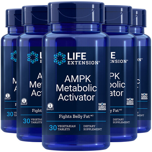 Life Extension AMPK Metabolic Activator | Hesperidin & Gynostemma | 5x30 Veg Tablets – Best Value