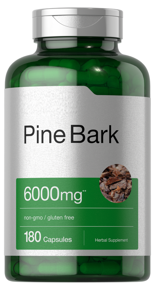 Pine Bark Extract 6000mg 180 Capsules Non-GMO, Gluten Free