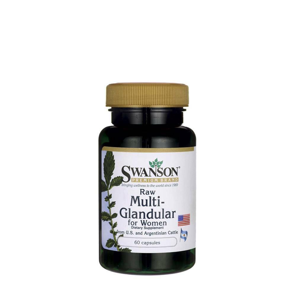 Multi Glandular For Women 60 Caps Ovarian/Uterus/Heart/Kidney/Liver Tissues