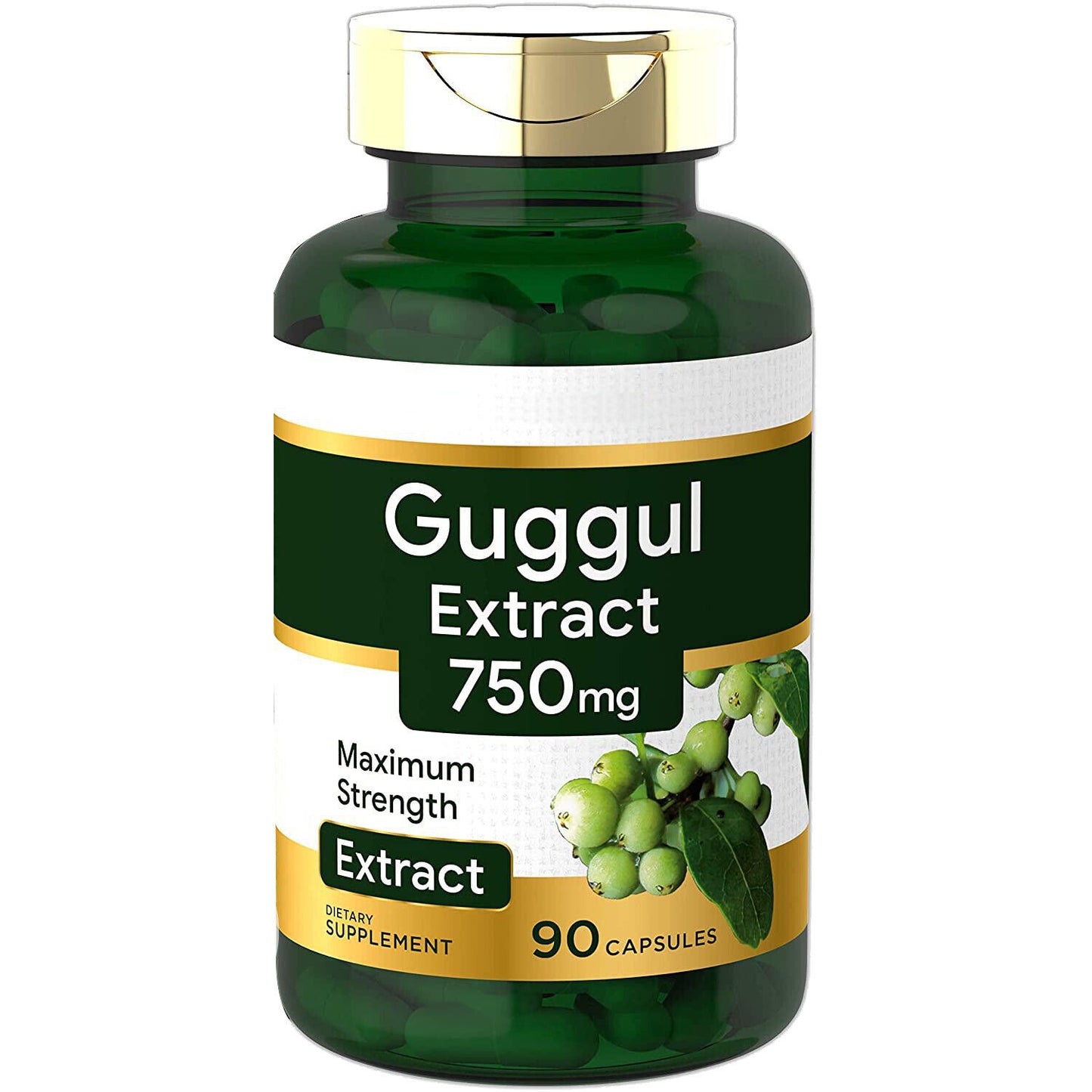 Guggul Extract (2.5% guggulsterones) 90Caps 750mg Standardized Commiphora mukul