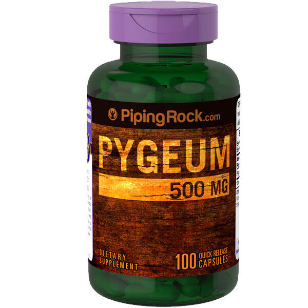 Premium Pygeum 500mg 100 Caps (Pygeum africanum (bark) 1000mg per Serving