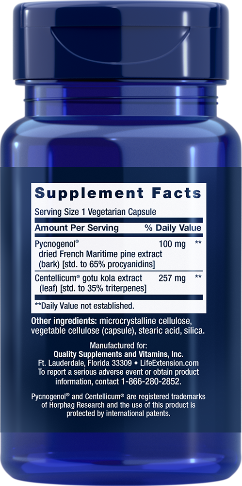 Arterial Protect Life Extension 30Caps Pycnogenol/French Maritime Pine Bark