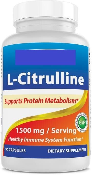 L-Citrulline 1500mg/Serving 90 Caps