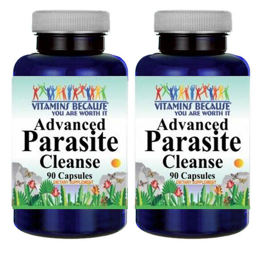Advanced Parasite Cleanse Detox 900mg Liver Colon Yeast Blood Kidneys 2X90caps