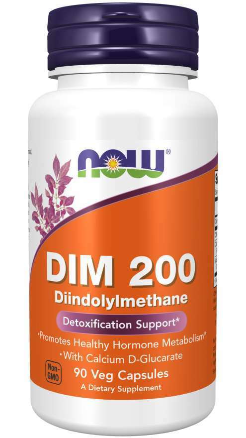 DIM 200mg with Calcium D-Glucarate 90 Caps by Now Foods Non GMO