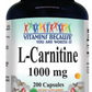 L-Carnitine 1000mg (Free Form) 200 capsules by Vitamins Because
