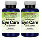 Advanced Eye Care With Lutein 40mg, Bilberry 260mg, L-Glutathione 50mg 2X180Caps