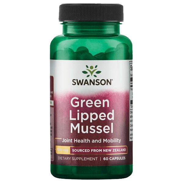 Green Lipped Mussel 500 mg 60 Caps (Perna canaliculus)