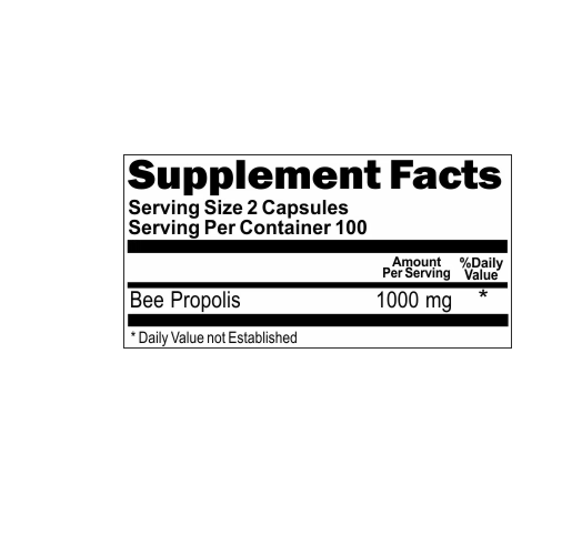 Bee Propolis 1000mg 5X200 Capsules