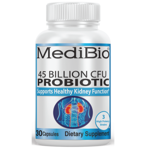 MediBio 45 Billion Probiotic 30 caps Bifidobacterium/Lactobacillus/Streptococcus