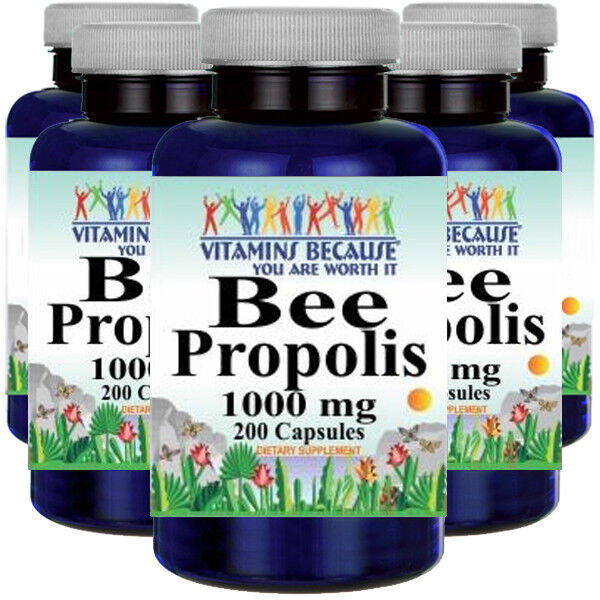 Bee Propolis 1000mg 5X200 Capsules
