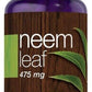 Neem Leaf 475mg /950mg per 2 Caps 100 Capsules No Gluten/Soy/Lactose NON GMO