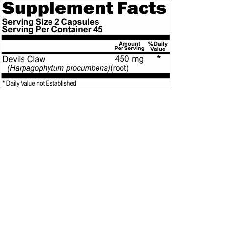 Devil's Claw Root 900mg 5X90caps Harpagophytum procumbens