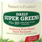 Nature Super Greens Powd Fruits Vegetables 9.88oz Raw Super Foods Probiotic Bal.