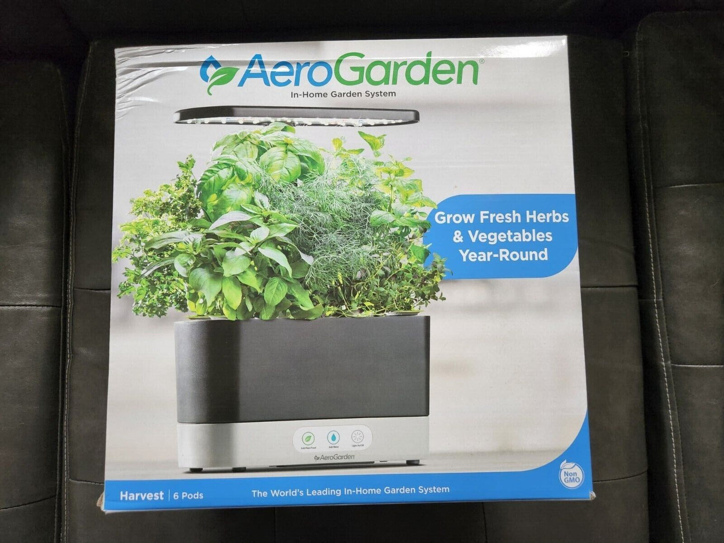 AeroGarden Harvest Indoor Garden 6 Pod System + Seeds - NEW