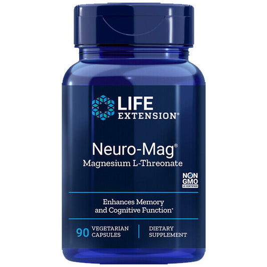 Neuro-Mag Magnesium L-Threonate from 2000 mg Magtein - Life Extension 90caps