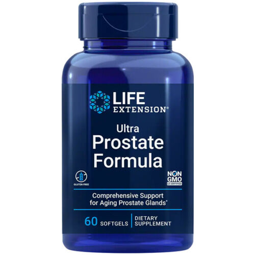 Life Extension Ultra Natural Prostate 60 gels Pygeum/Beta Sitosterol/Graminex