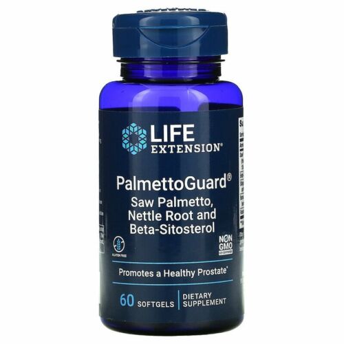 Palmetto Guard/Stinging Nettle Root with Beta-Sitosterol 60 gels Life Extension