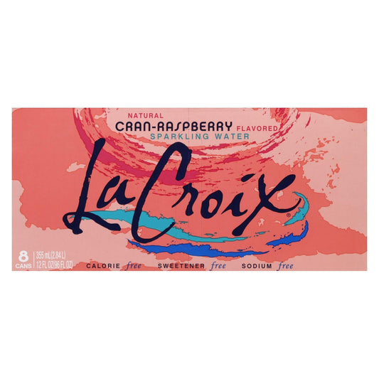 Lacroix Cran-Raspberry Sparkling Water, 3-Pack, 12 Fl Oz