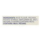 Blue Diamond - Nut Thins - Pecan - Case Of 12 - 4.25 Oz.