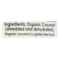Organic Shredded Coconut, 8 oz, Case of 12 - Let's Do Organics