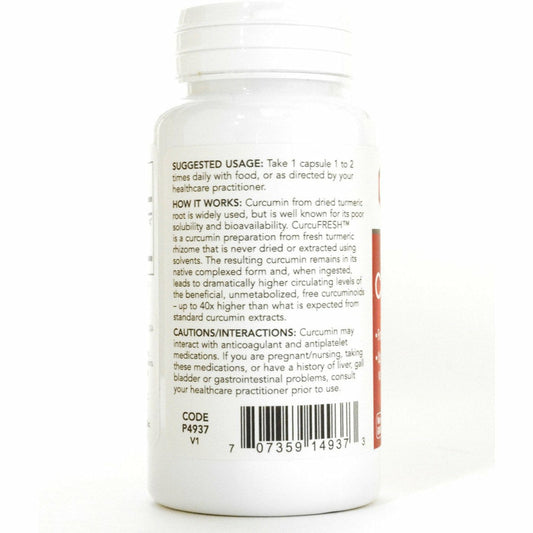 Protocol For Life Balance CurcuFRESH 500 Mg 60 Vcaps - P4937