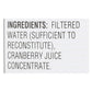 R.W. Knudsen - Juice - Just Cranberry - Case of 6 - 32 fl oz