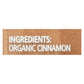 Simply Organic Ground Ceylon Cinnamon - Case Of 6 - 2.08 Oz.