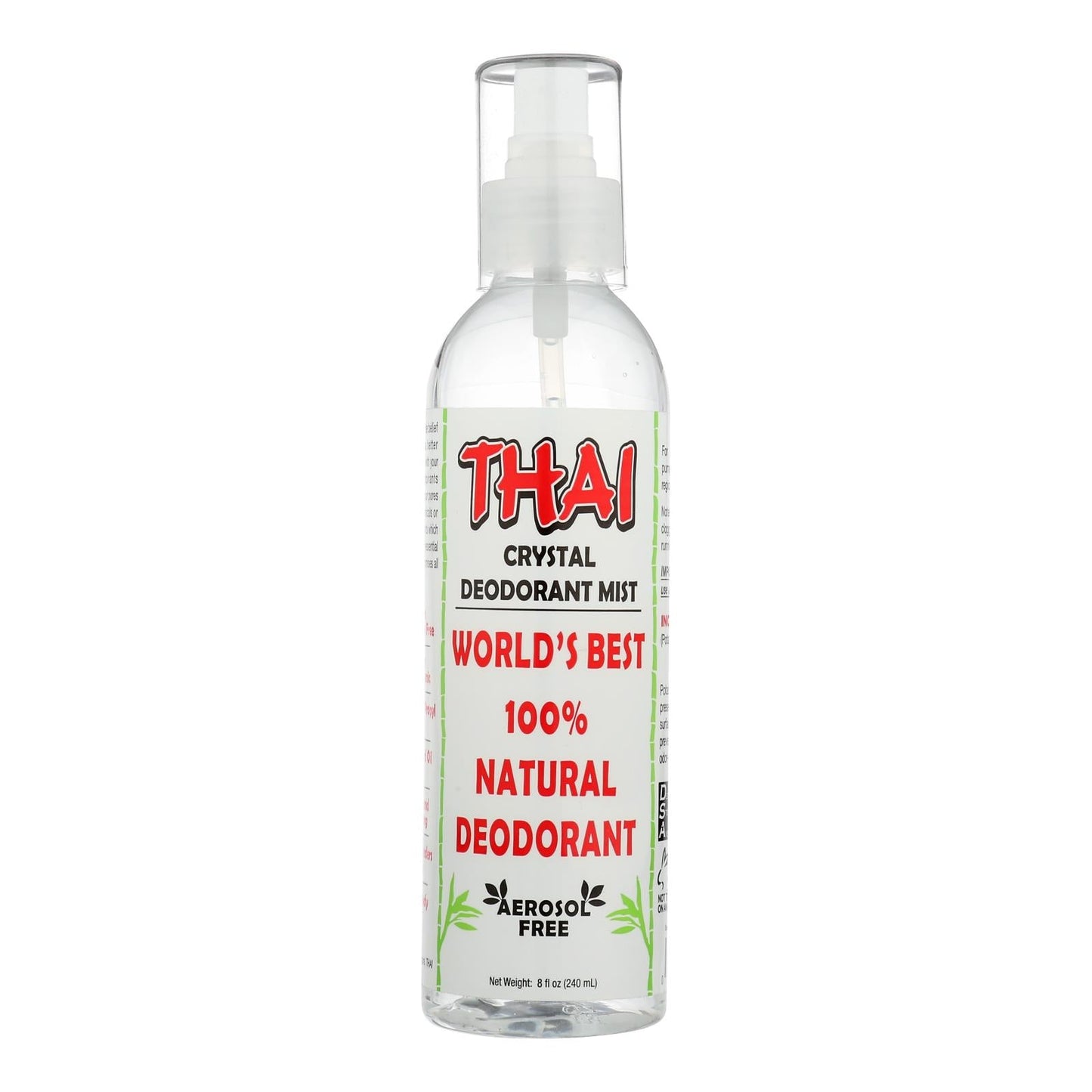 Thai Crystal Mist Deodorant Spray - 8 Fl Oz