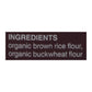 Lotus Foods - Ndls Organic Bkwt/bn Rc Soba - Case of 8-8 OZ