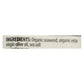 Seasnax Organic Original Roasted Seaweed - 24 Pack